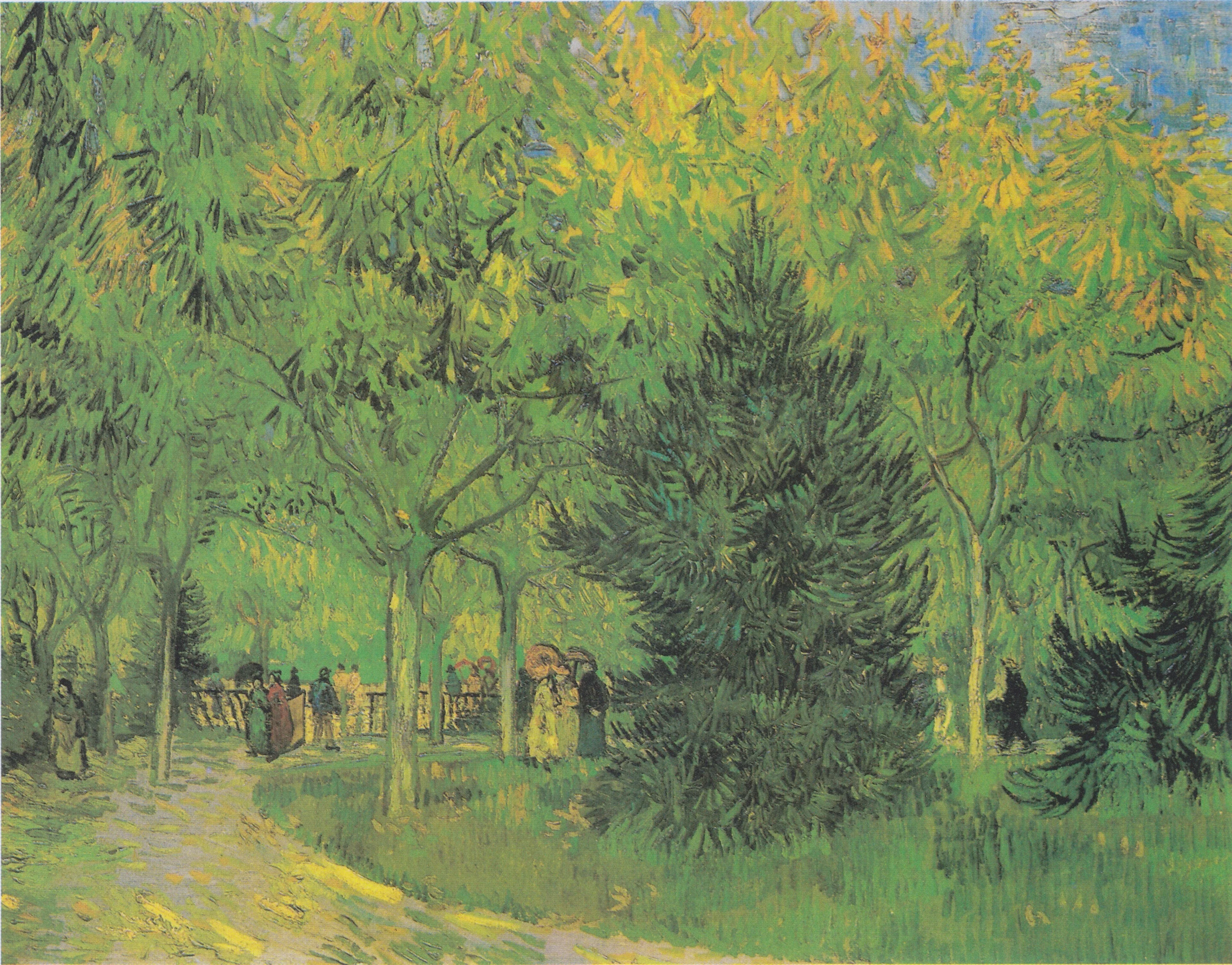 A Lane in the Public Garden at Arles