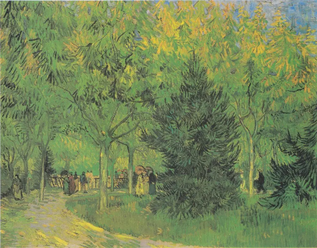 A Lane in the Public Garden at Arles