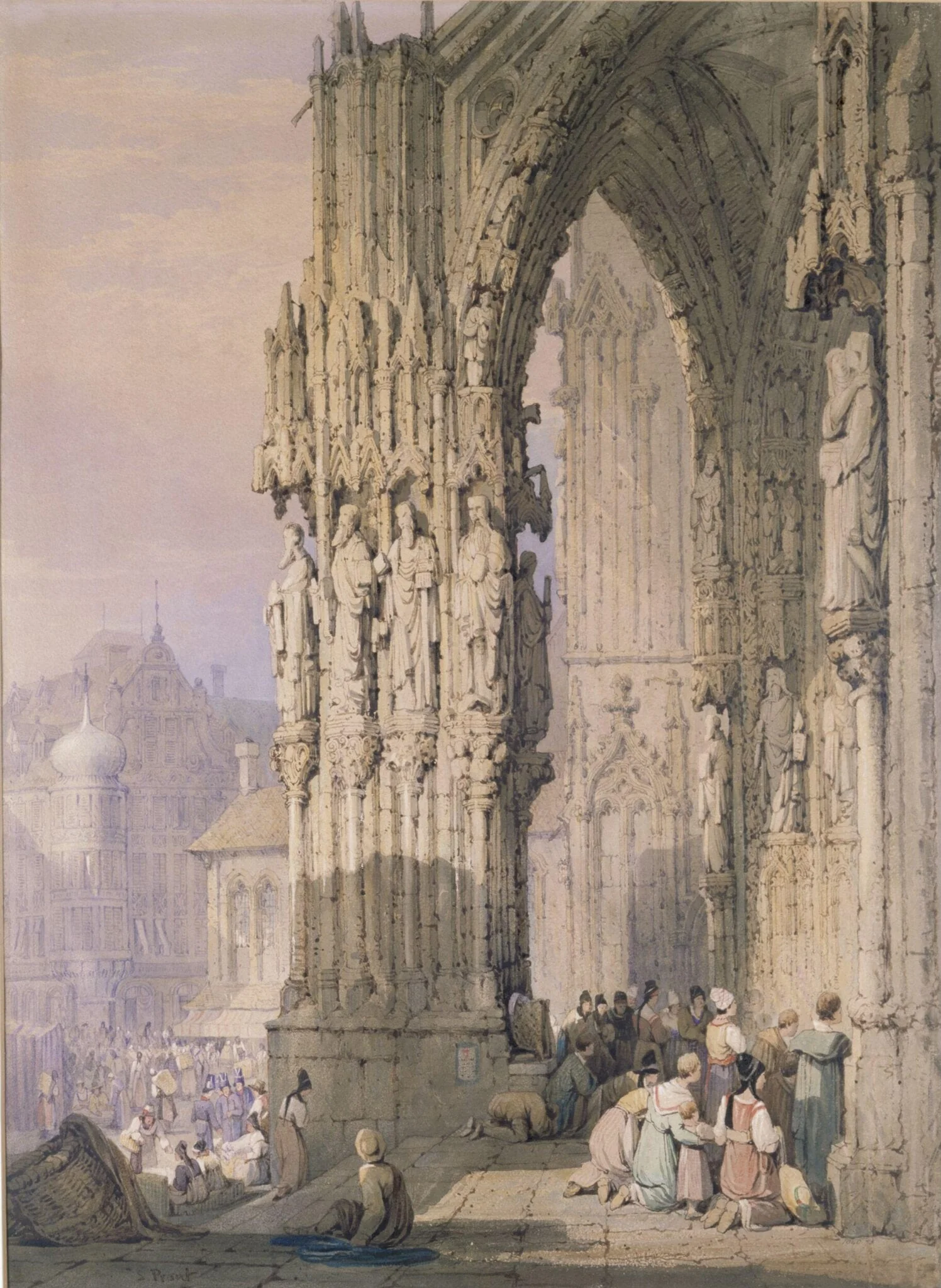 The porch of Ratisbon Cathedral