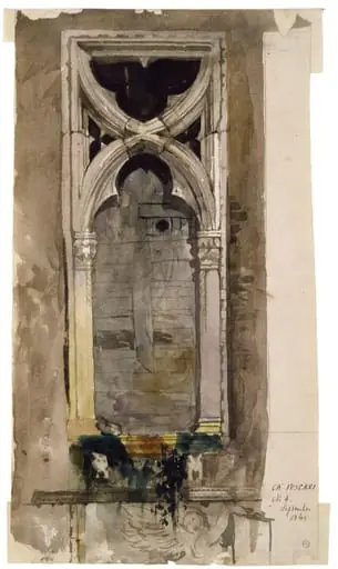 Window in the Foscari Palace, Venice
