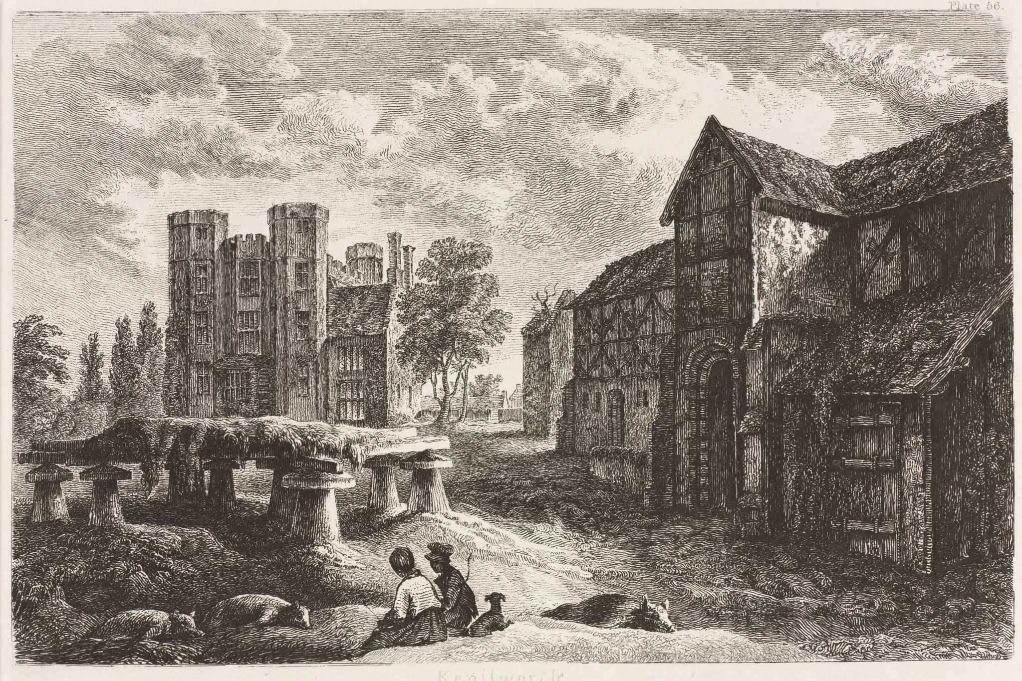 Kenilworth, by George II Cuitt, 1827