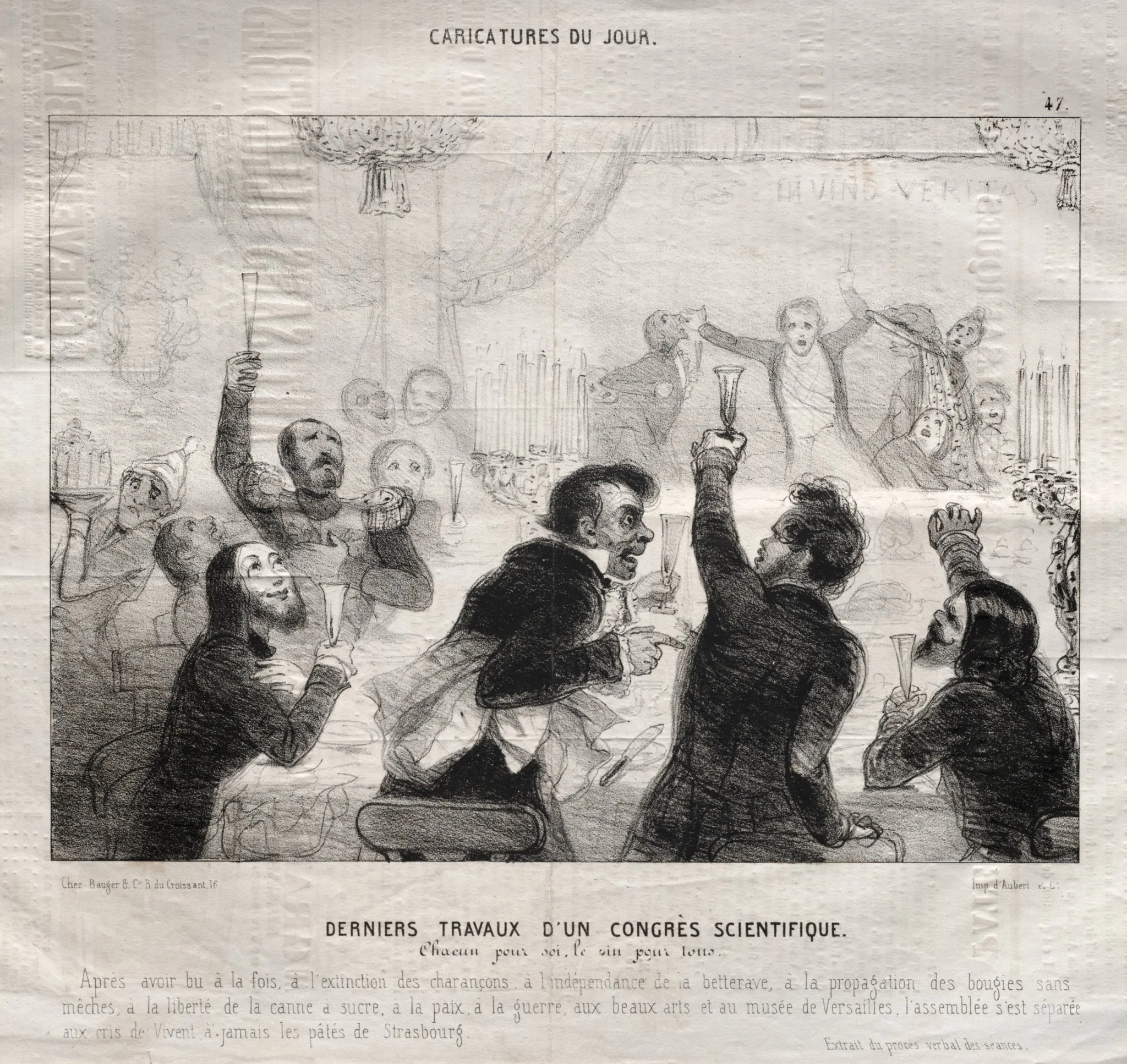 Derniere travaux d'un congrès scientifique, by Jules Platier, 1842