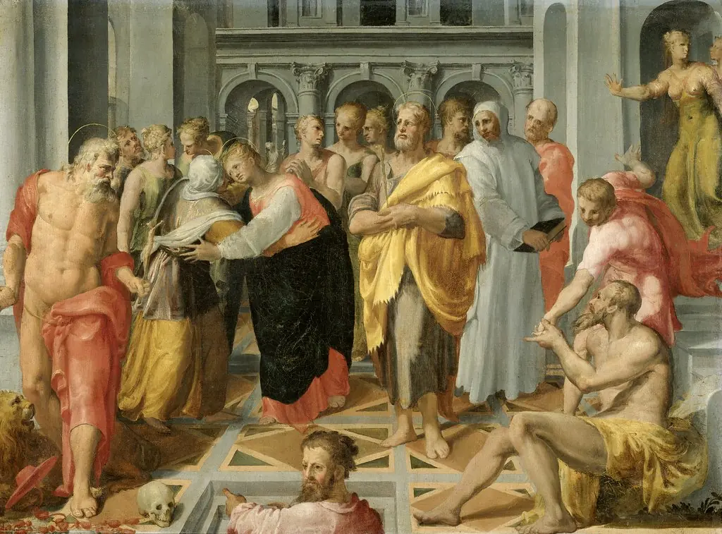 Visitation (Meeting of Mary and Elizabeth in the Presence of Saints Joseph and Jerome)