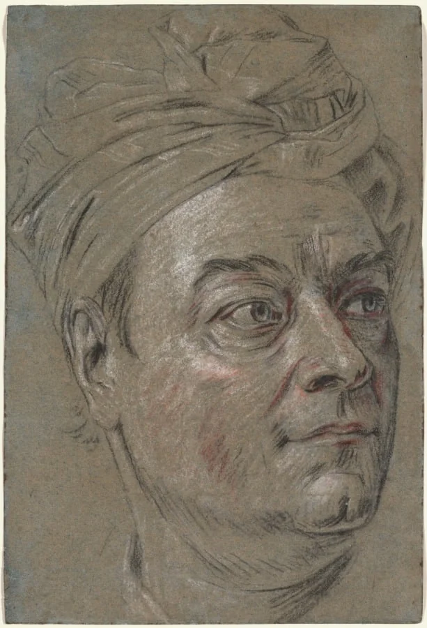 Jacques Dumont, called Le Romain, by Maurice Quentin de La Tour, 1742