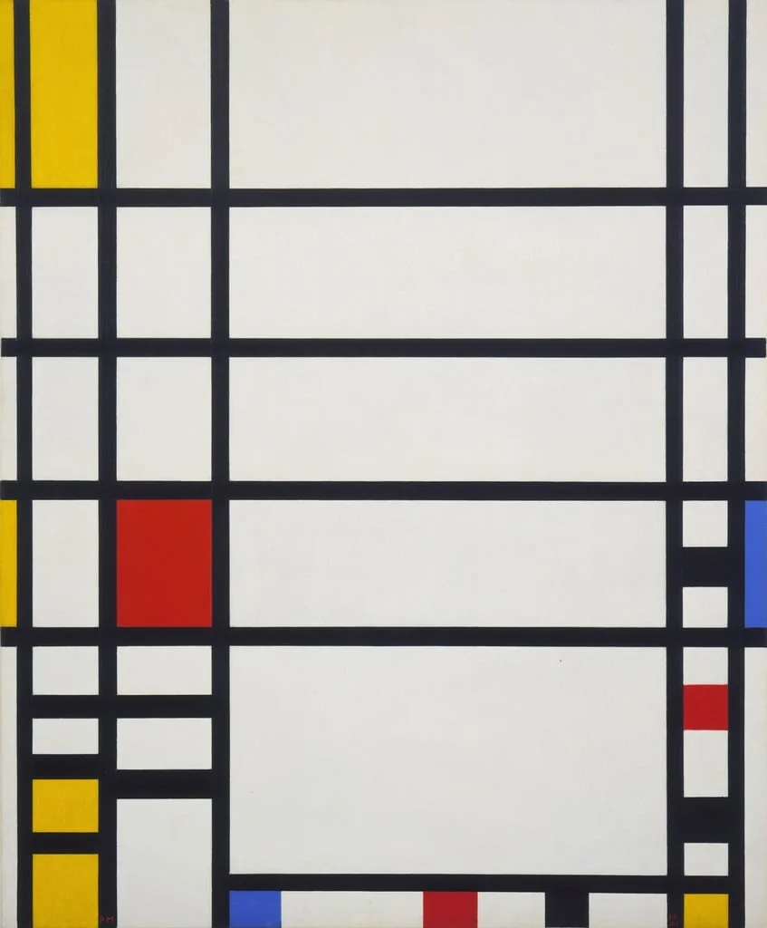 Untitled, by Piet Mondrian, oil, 1941