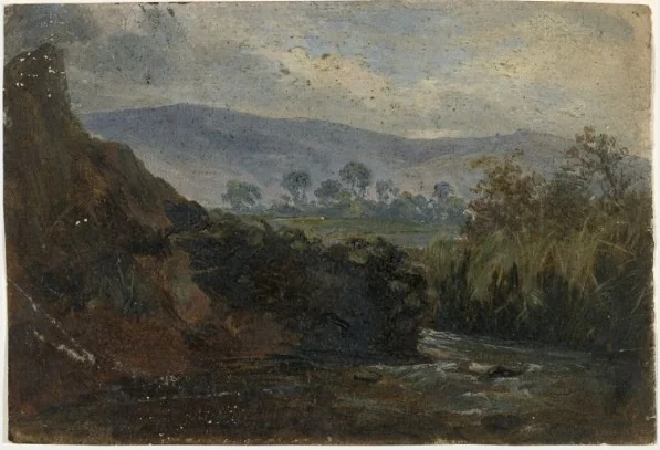 A Stream near Mountains, by William Howis senior, unspecified, 1835