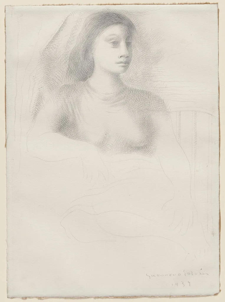 Untitled, by Jesús Guerrero Galvan, graphite, 1939
