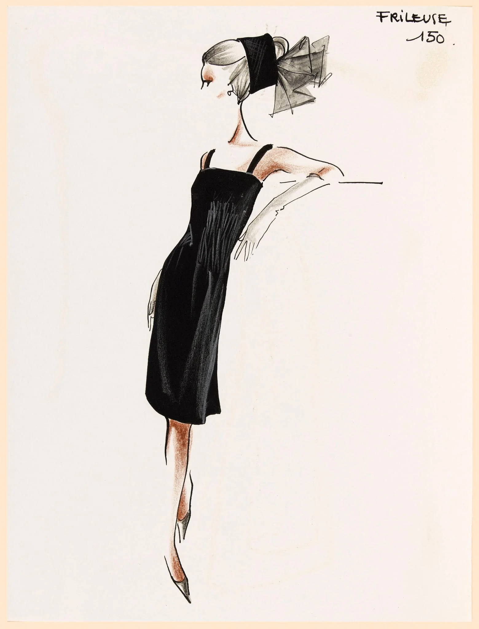 Frileuse, by Marie-Louise Carven, 1962