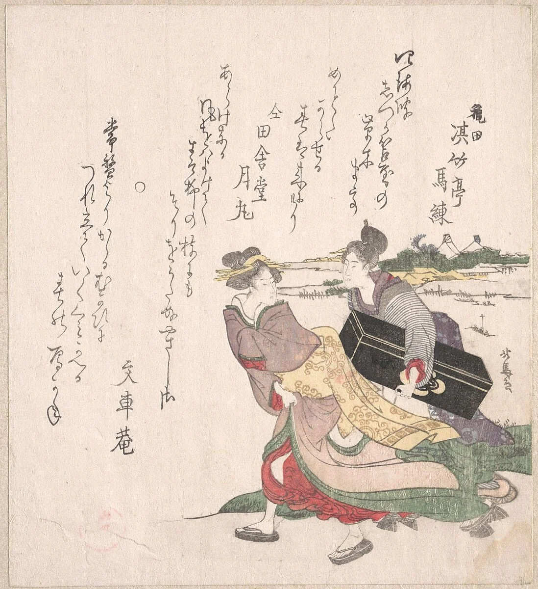 Untitled, by Teisai Hokuba, ink, 1808