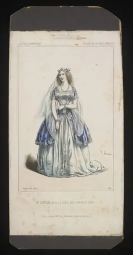 Mmme. Daubrun role de La Belle aux Cheveux d'or