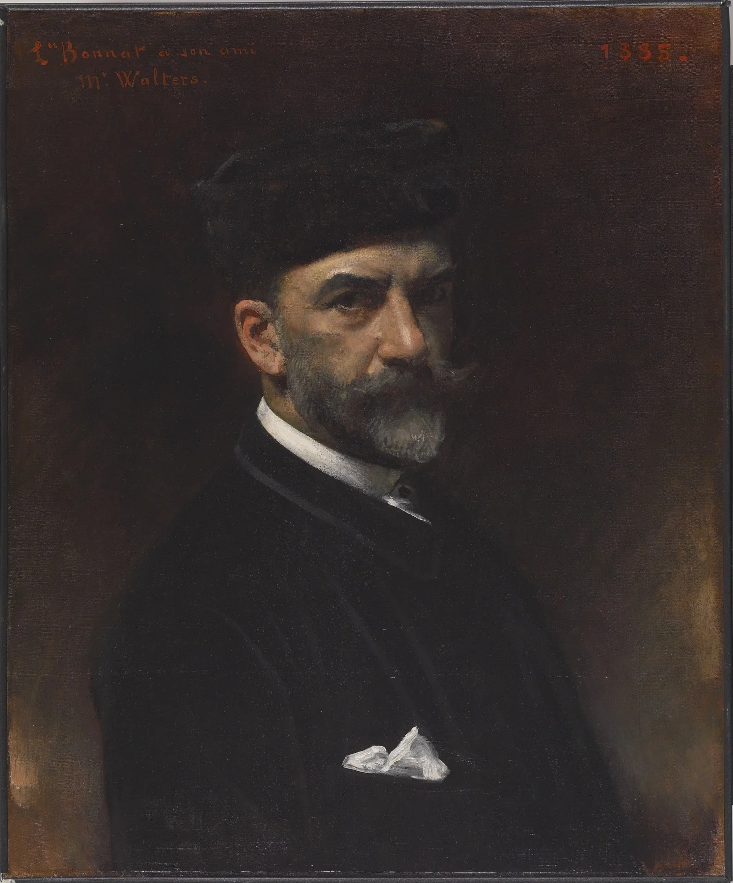 Portrait of the Artist, by Léon Bonnat, oil, 1893
