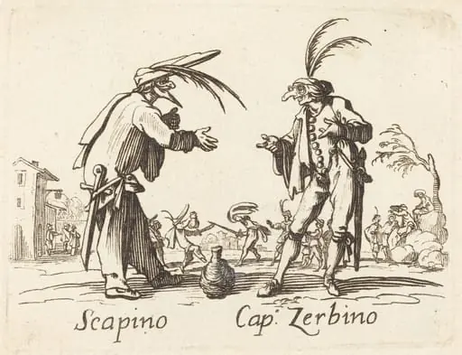 Scapino and Cap. Zerbino