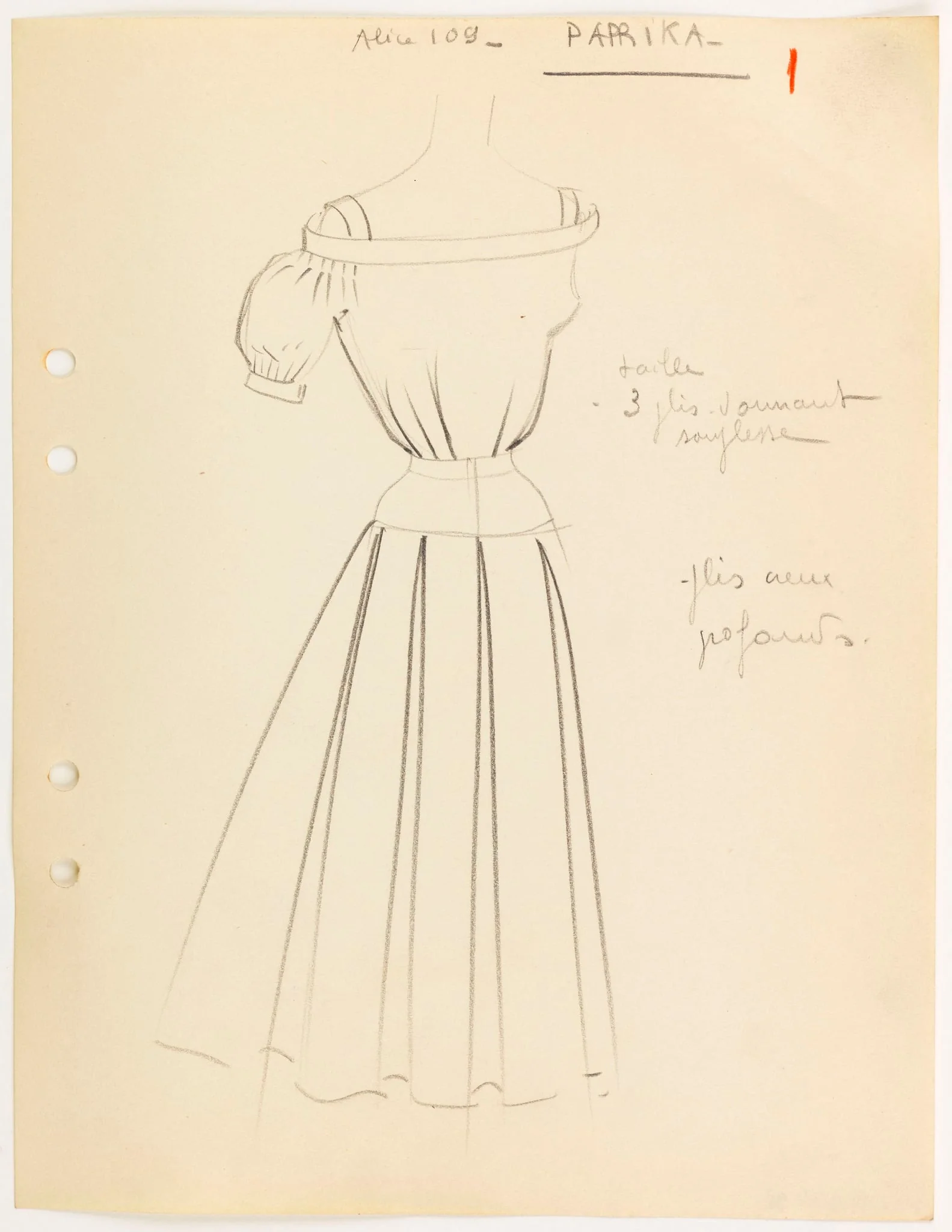 Paprika, by Carven, 1952