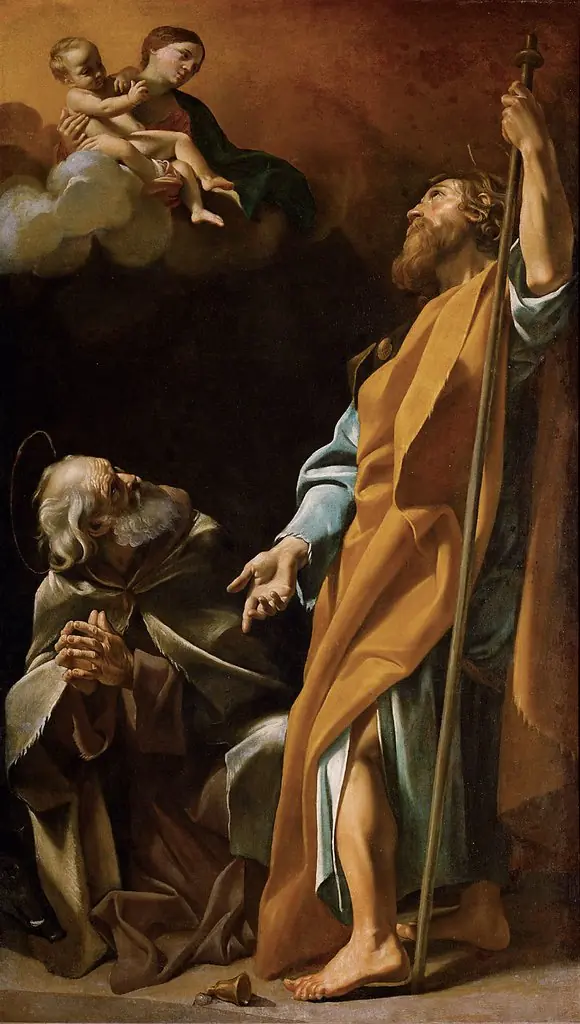 Madonna and Child with Sts Anthony Abbot and James the Greater
