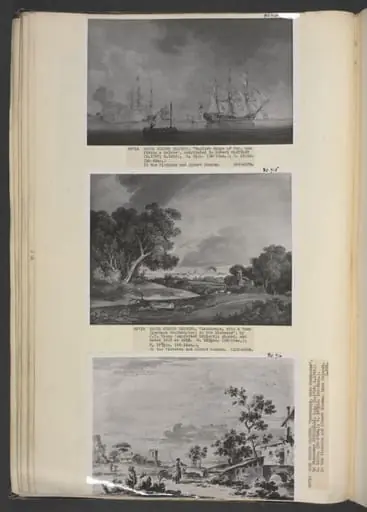 Landscape with town in the distance