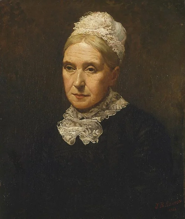 My mother, by Julian Ashton, oil, 1892