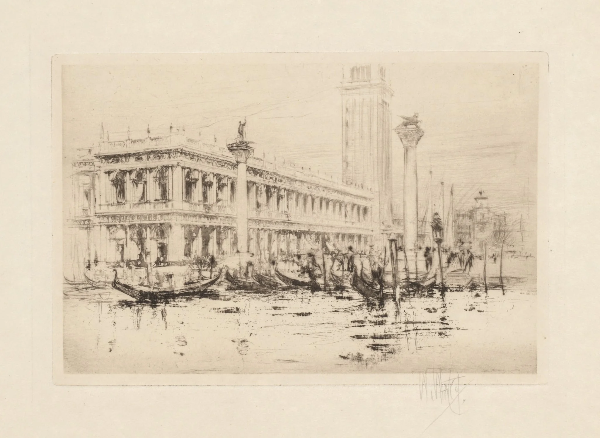 The Venice Set: The Library of St. Mark’s, by William Walcot, 1920