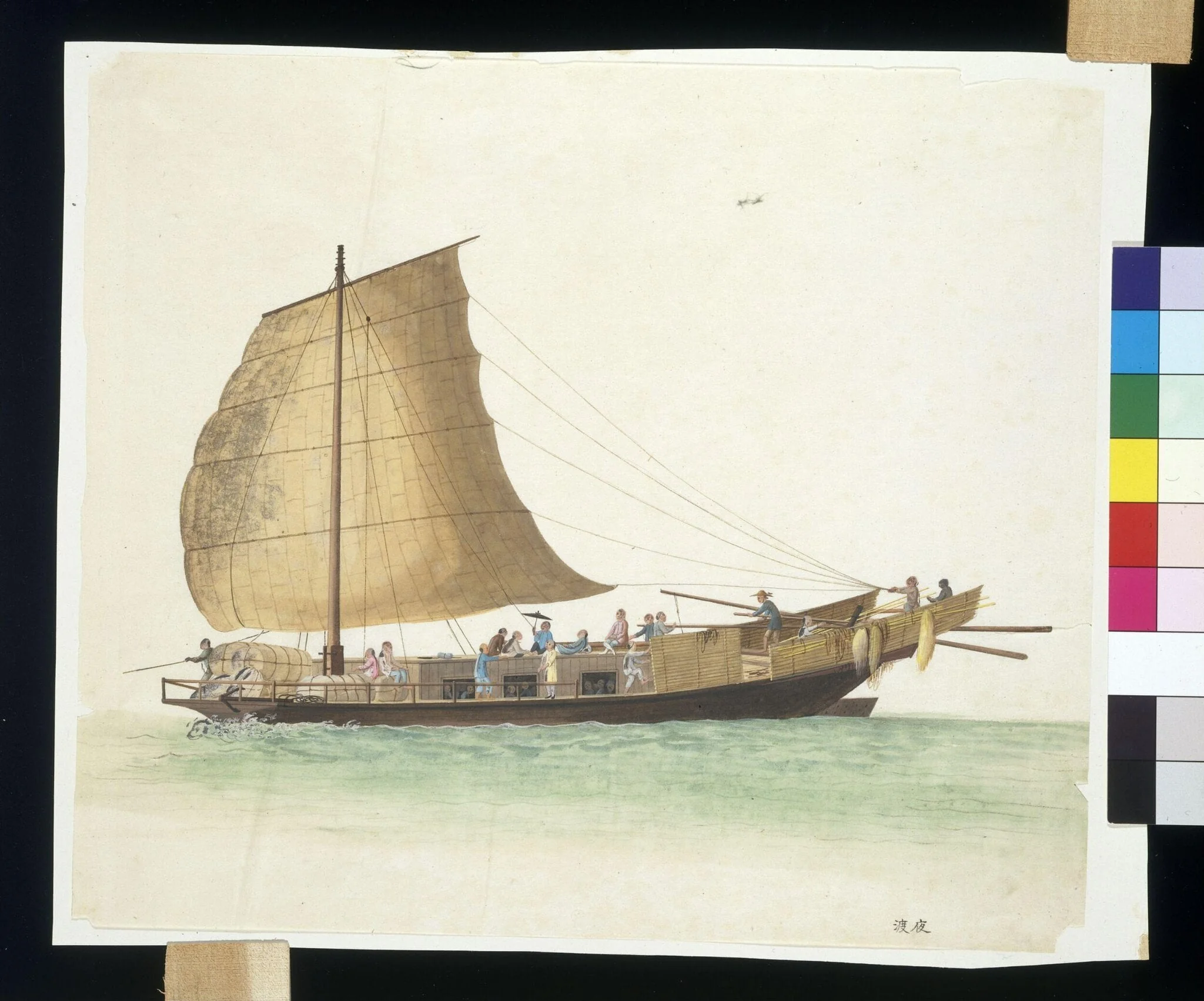 Night Ferry, by Unknown, paint, 1810