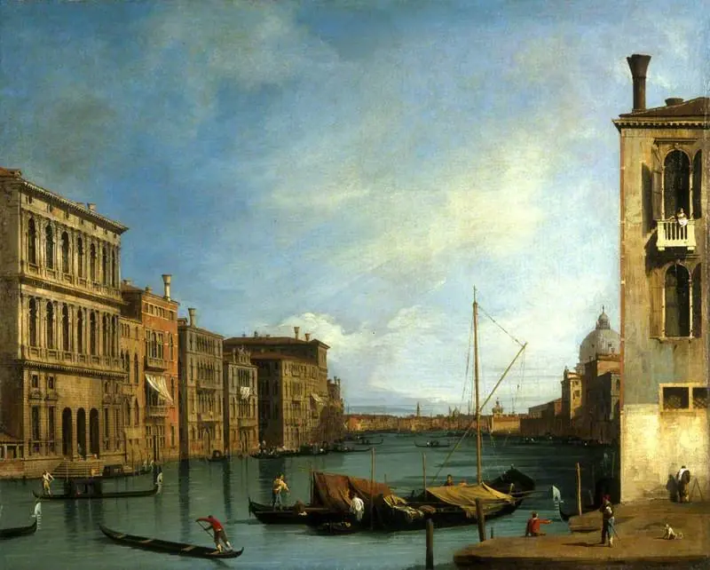 The Grand Canal from the Campo San Vio, Venice
