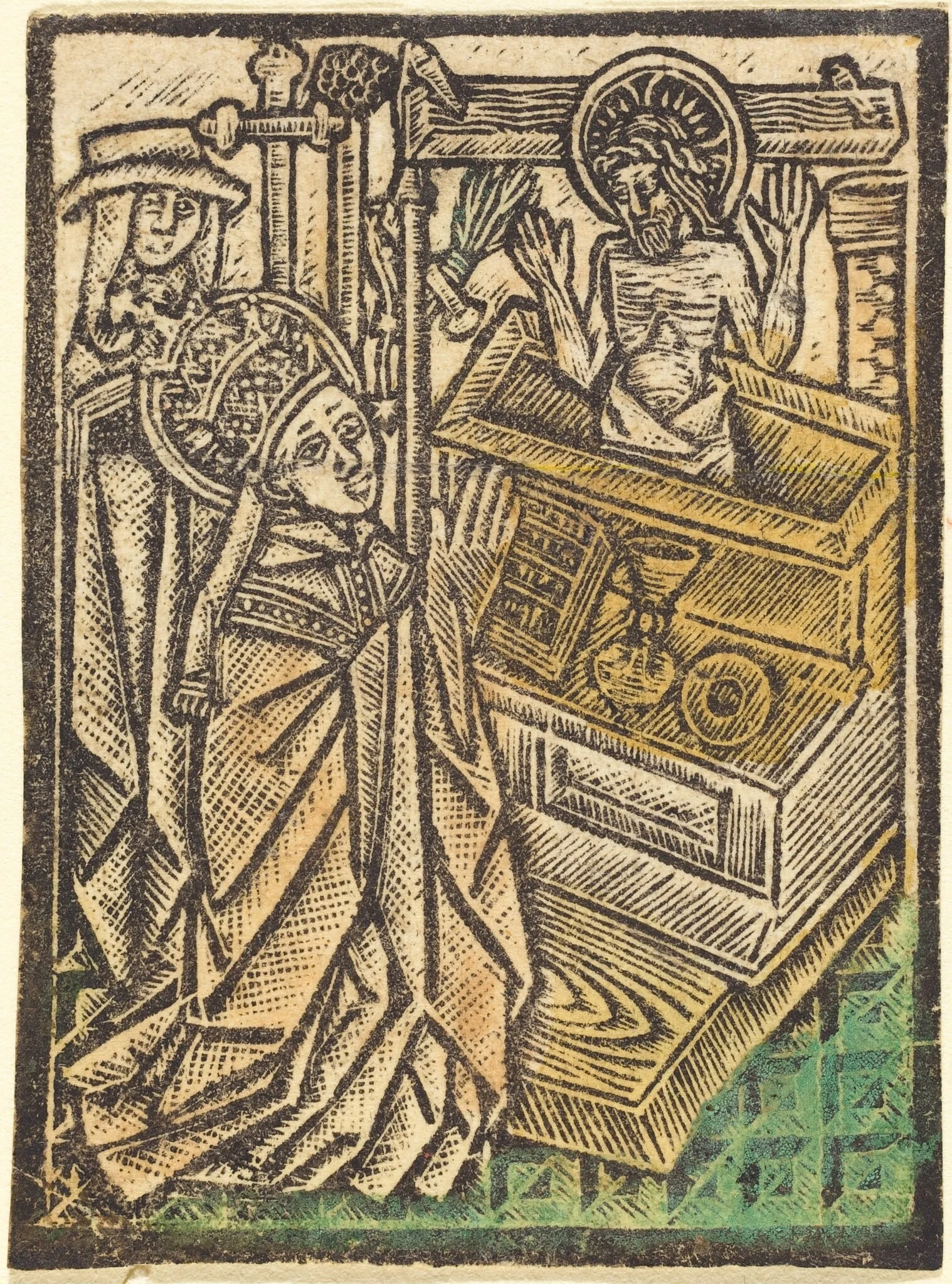 Saint Gregory, by German 15th Century, paint, 1480