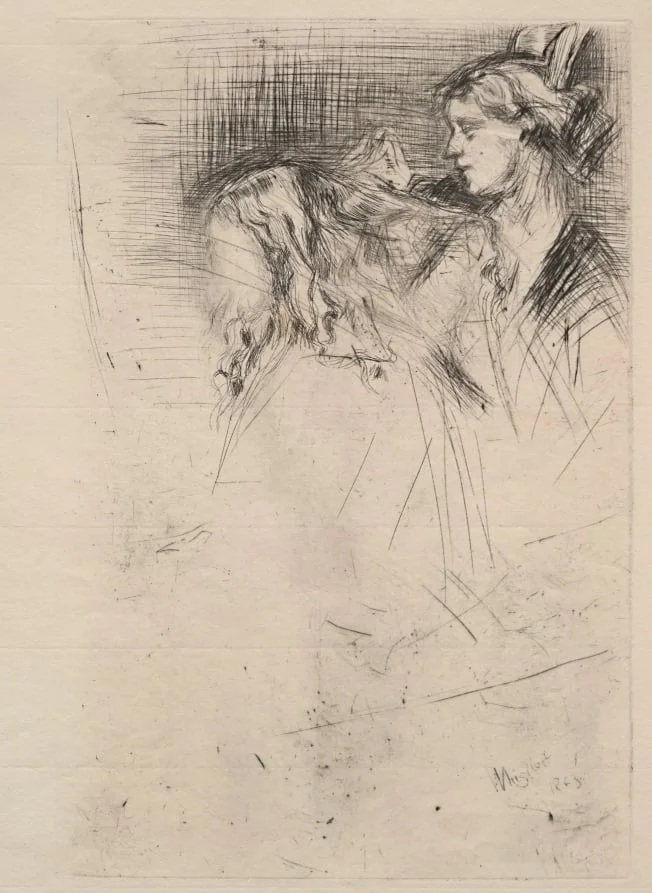 The Toilet, by James McNeill Whistler, 1863