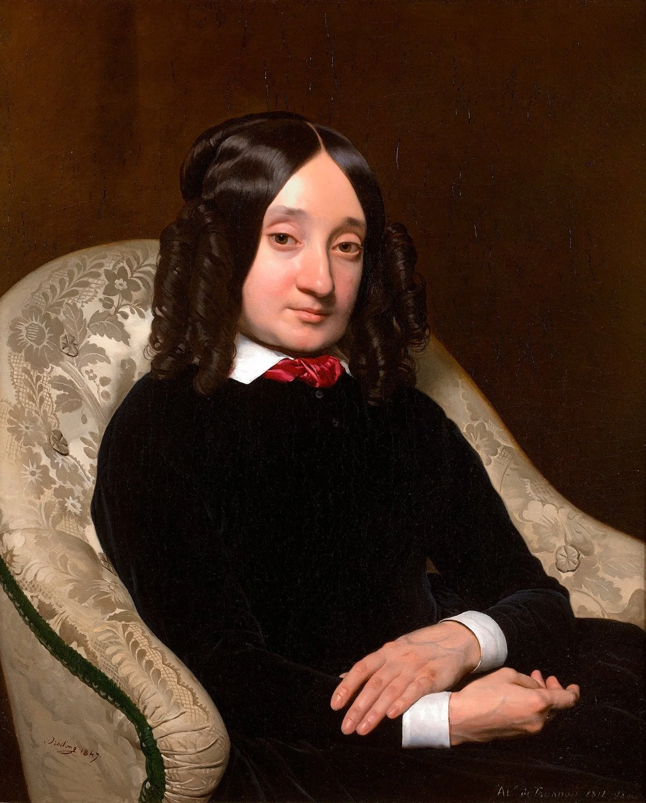 Alix de Tournon Simiane, by Michel Martin Drolling, oil, 1847