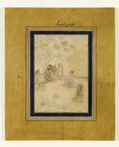 The gathering of dervishes with Prince Dara Shikuh