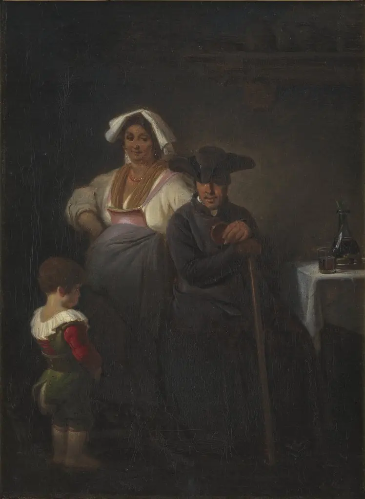 A Little Boy being Presented to a Priest