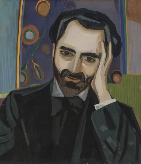 Portrait of the poet Alexander Tsaturyan