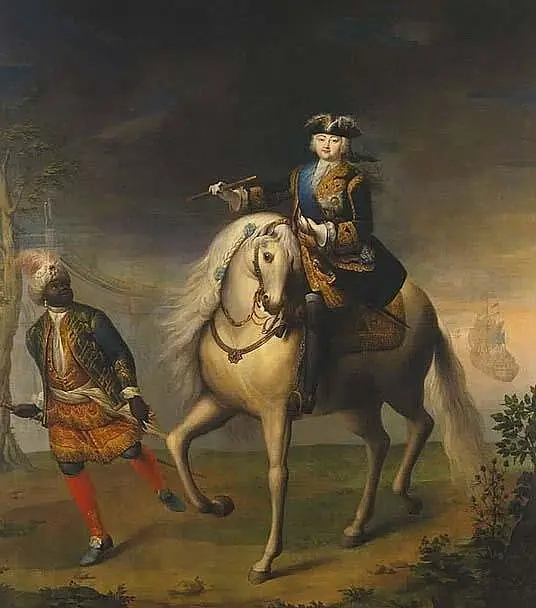 Equestrian Portrait of Empress Elizabeth