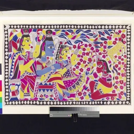 Hanuman, Sita, Rama and Lakshmana