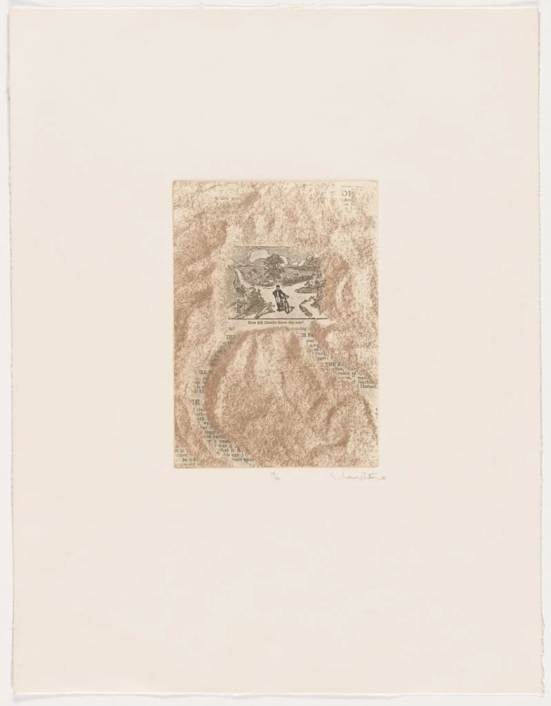 Untitled, by Liliana Porter, ink, 1981