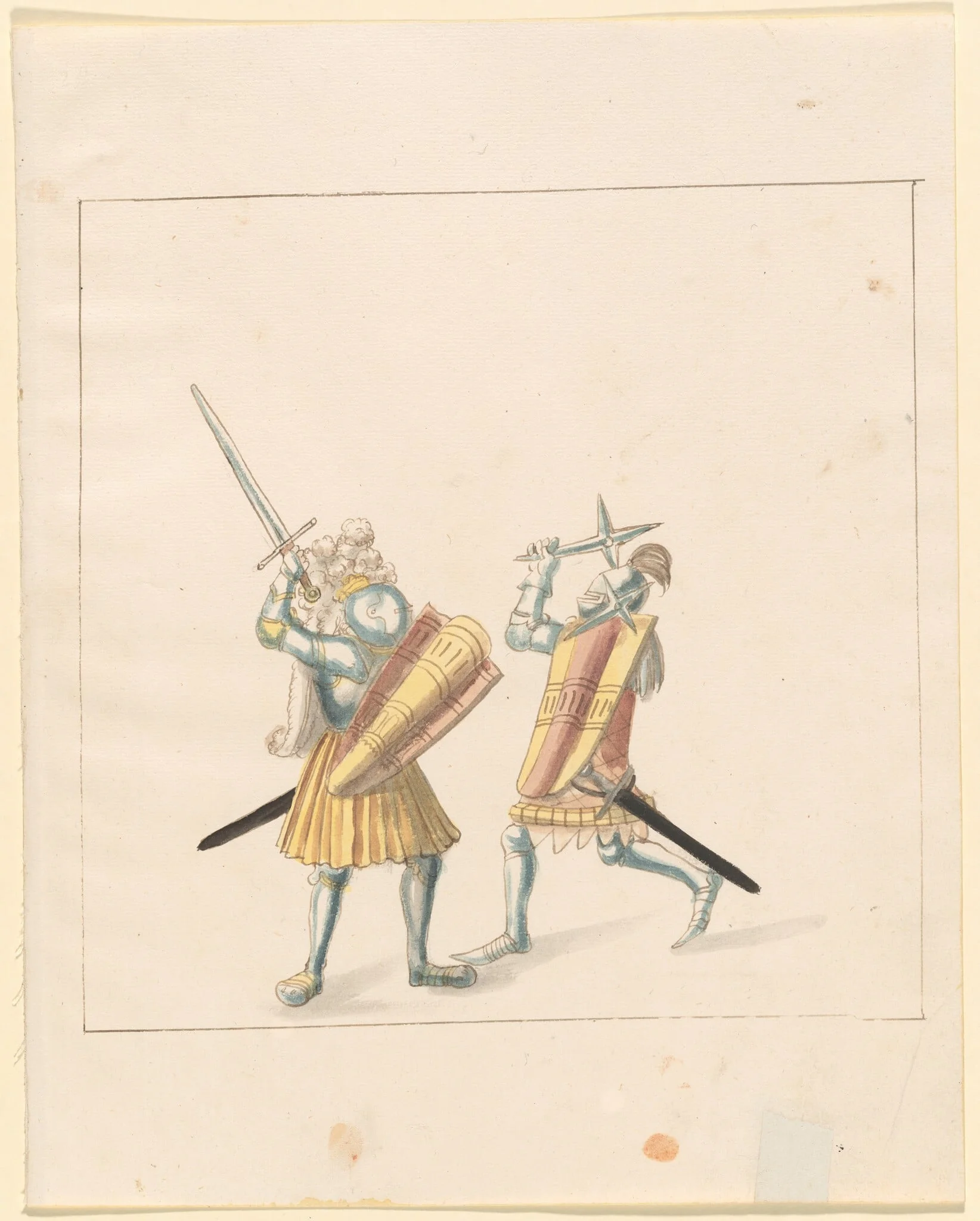 Foot Combat with Swords, Throwing Stars, and Shields (Tartschen)