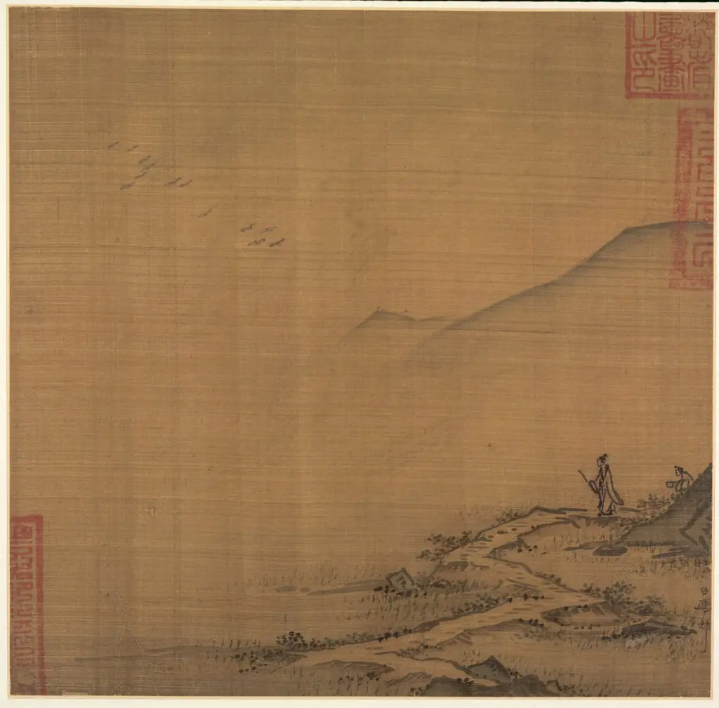 Landscape with Flying Geese