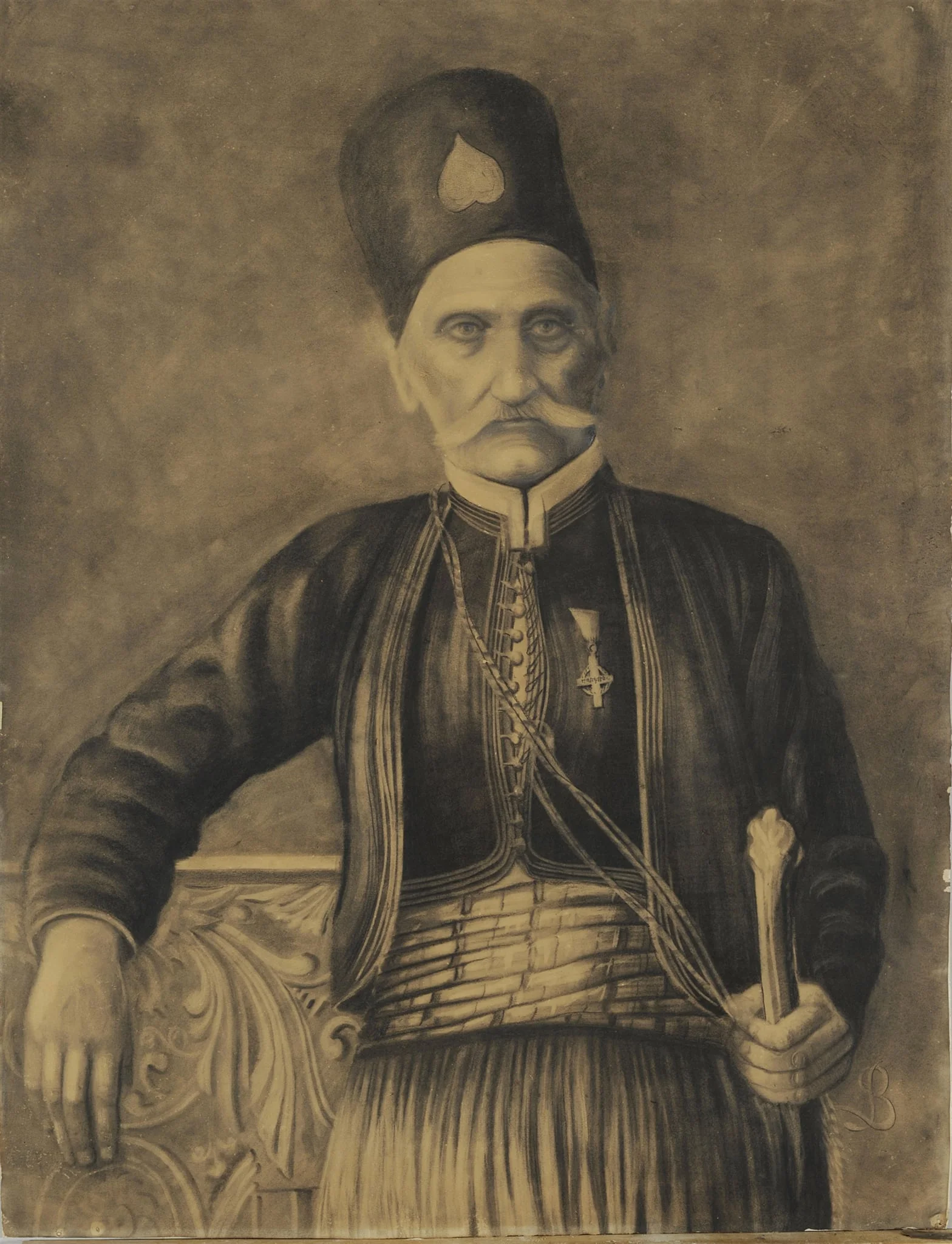 Προσωπογραφία Αγωνιστή του 1821, by Unknown, unspecified, 2009