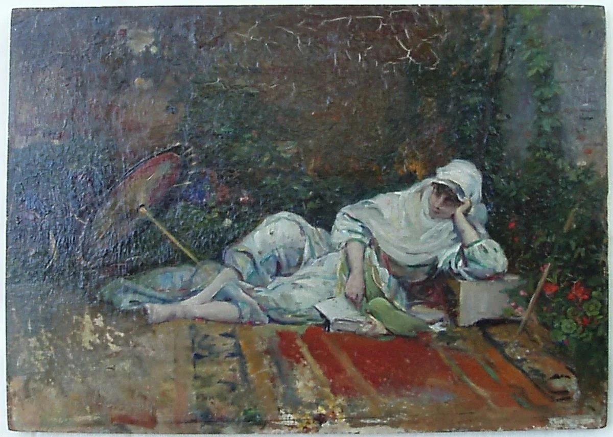 Cadână citind, by Theodor Aman, unspecified