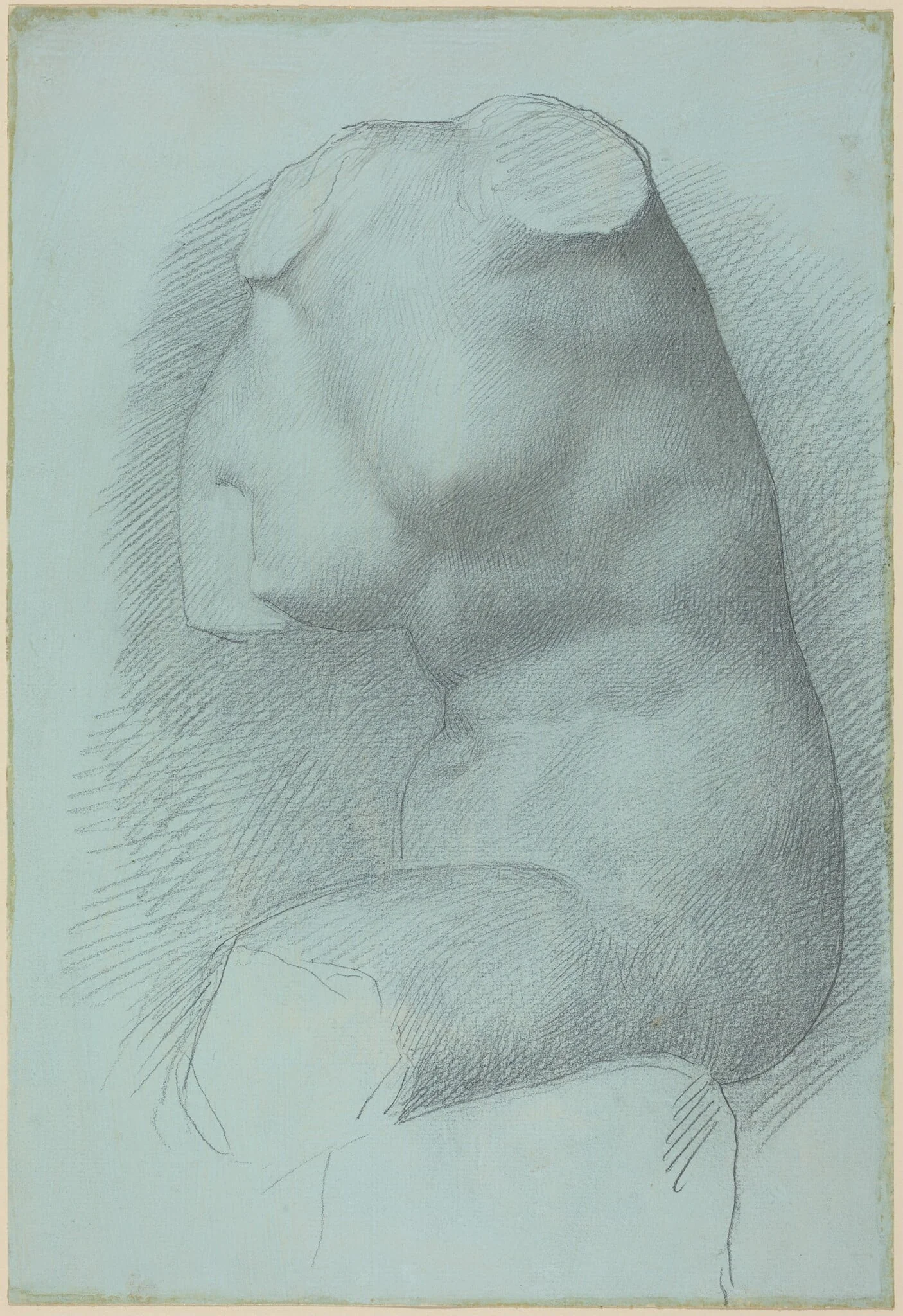 Study from the Antique, by Alphonse Legros, graphite, 1874