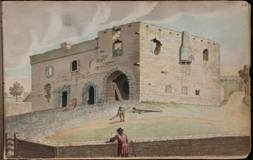 View of the castle of Rabuck [Roebuck], 2 miles from Dublin [...]