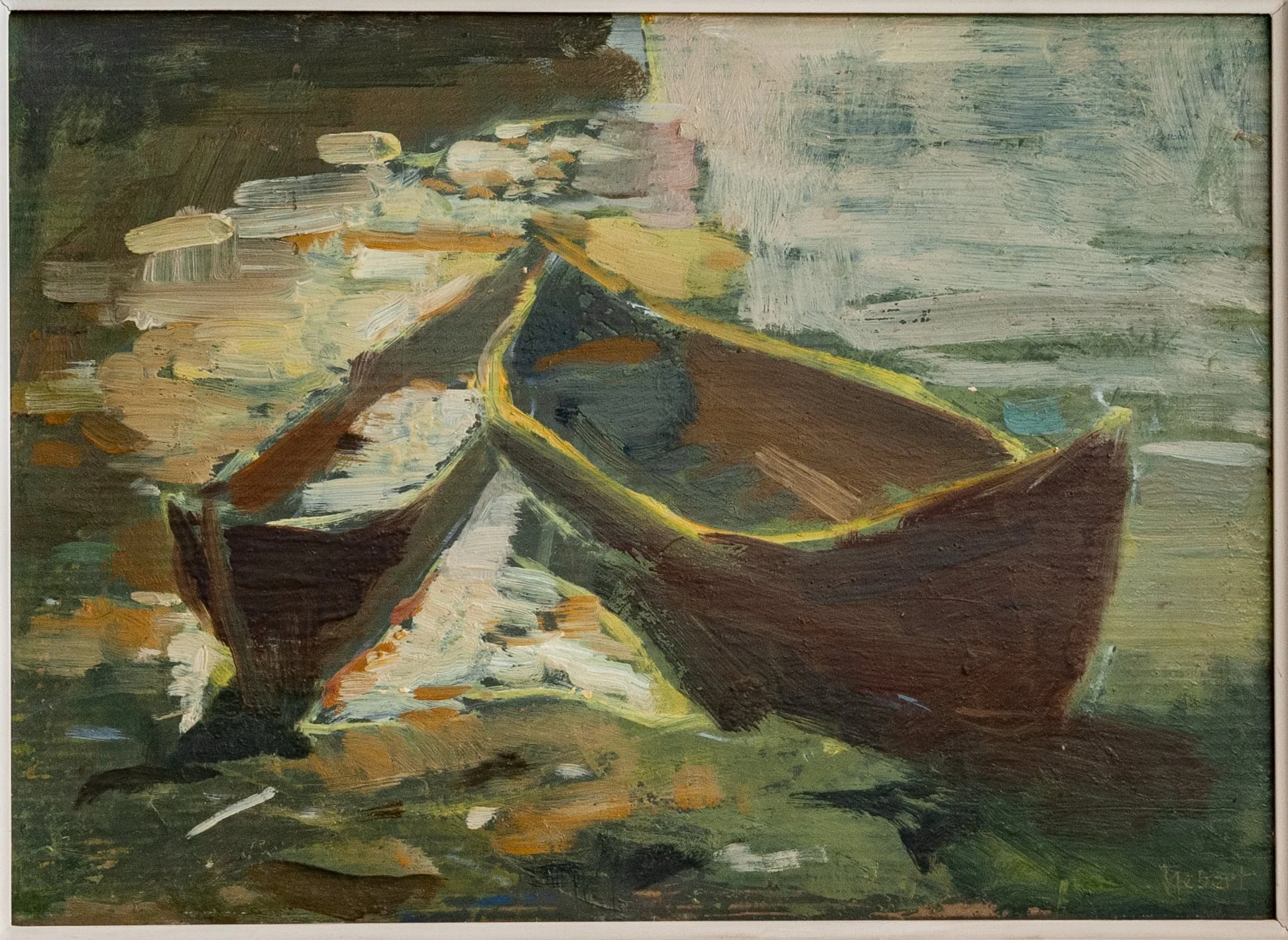 Bărci la mal, by Nebert Carol, unspecified