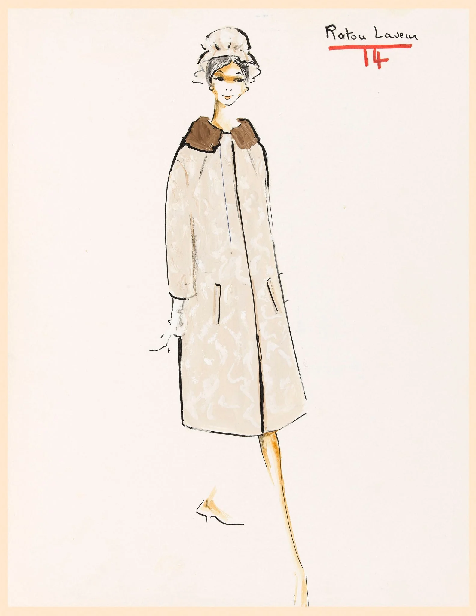 Raton laveur, by Carven, 1967