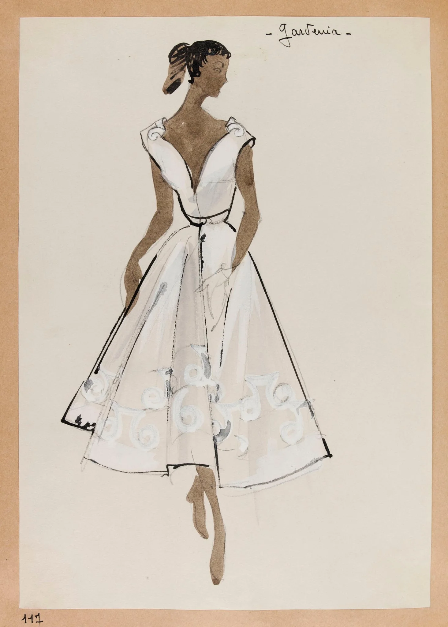Gardenia, by Carven, 1951