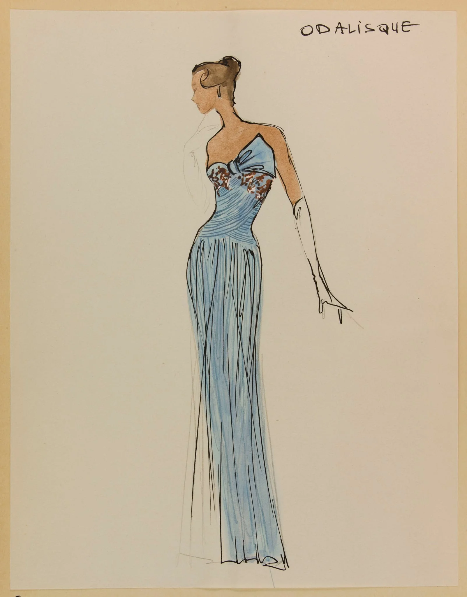 Odalisque, by Marie-Louise Carven, 1955