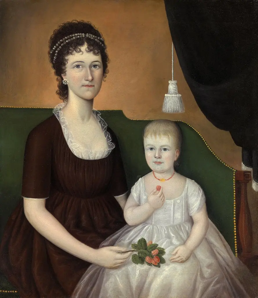 Mrs. Andrew Bedford Bankson and Son, Gunning Bedford Bankson