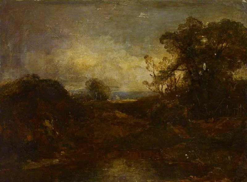 On the Water of Leith, by John Crawford Wintour, oil, 1853