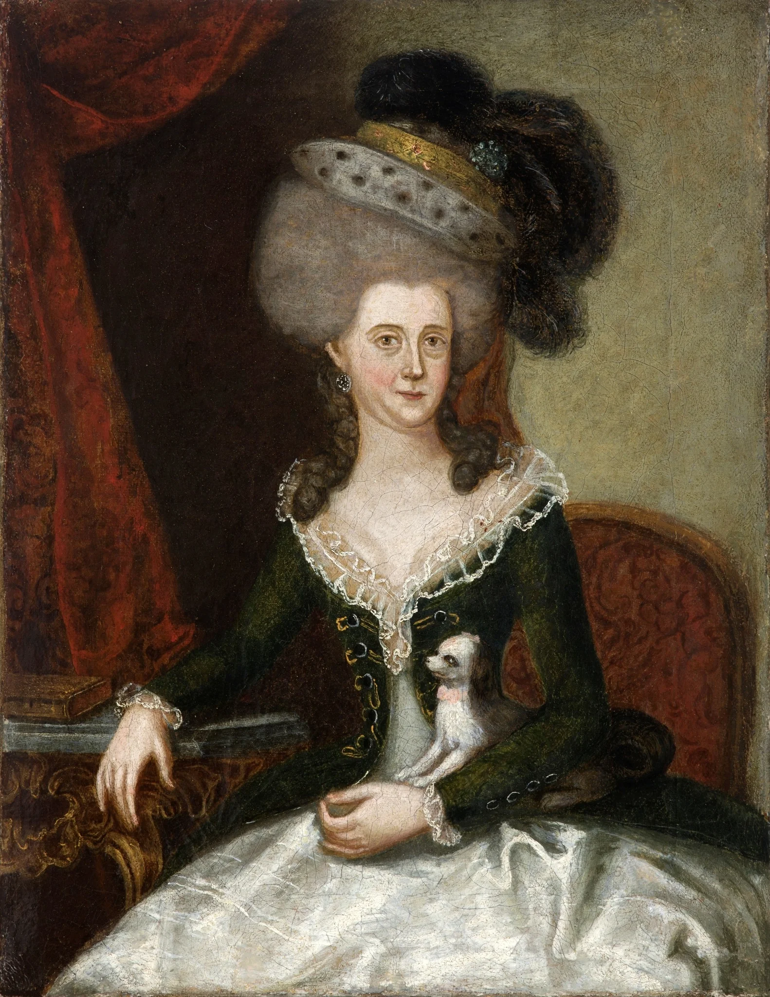 Portrait of Urszula Sokolnicka née Poklatecka (1740–1780), by Unknown, oil, 1790