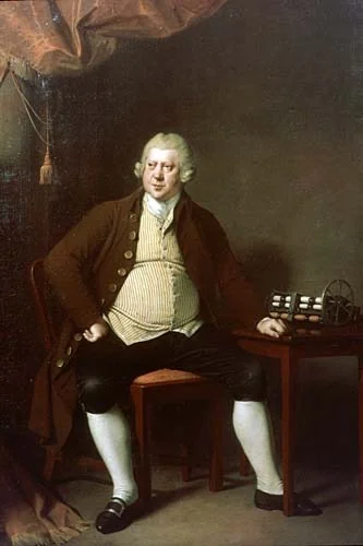 Richard Arkwright (1732–1792), English inventor, by Joseph Wright of Derby, oil, 1796