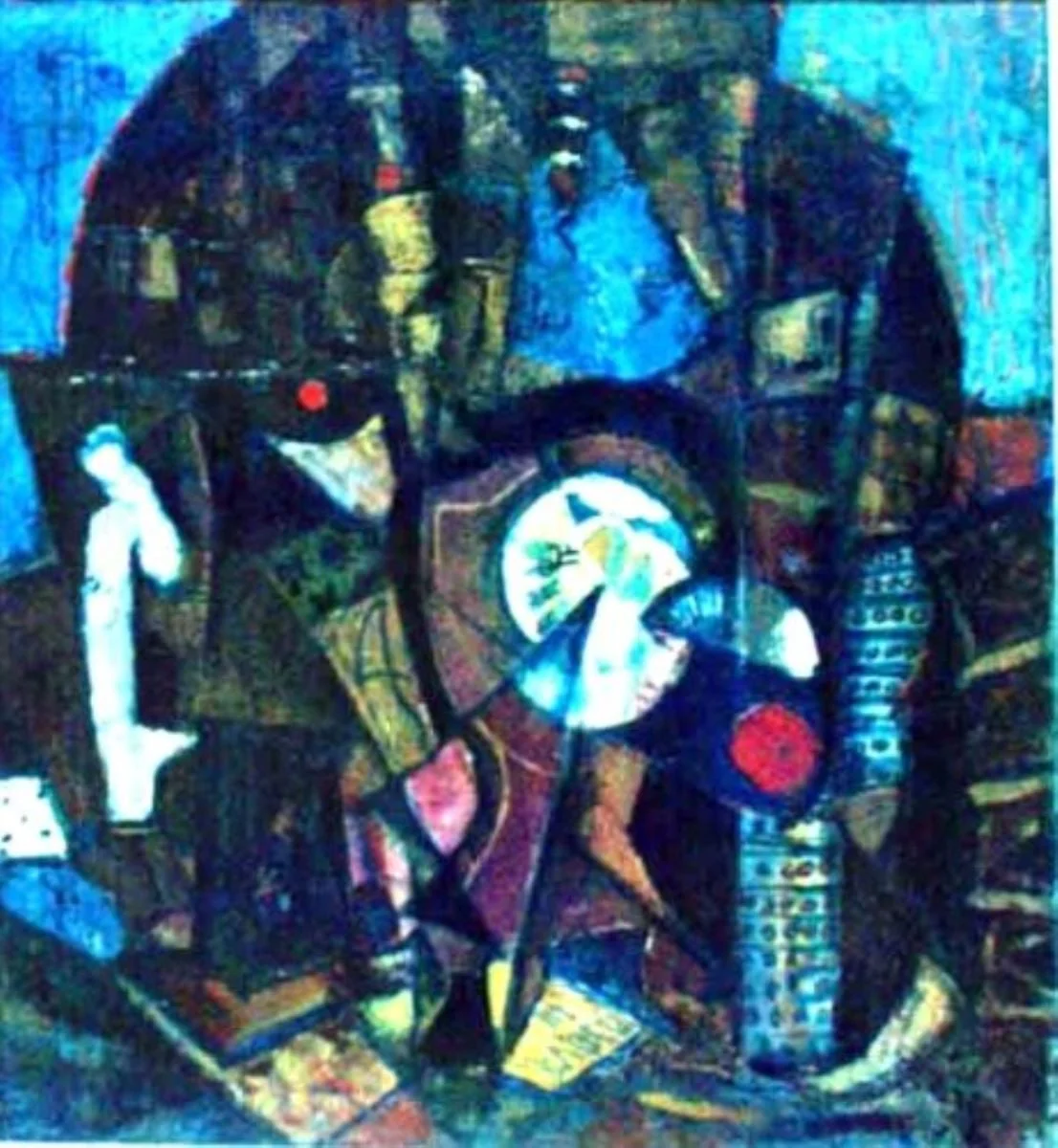 Compoziție: Aruncarea zarului, by Marcel Iancu, unspecified, 1924