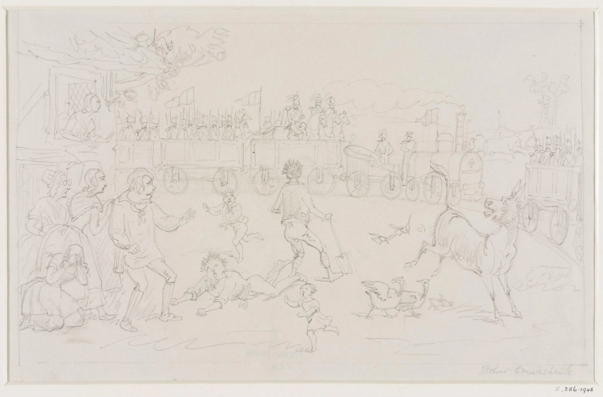 Untitled, by Isaac Robert Cruickshank, 1830