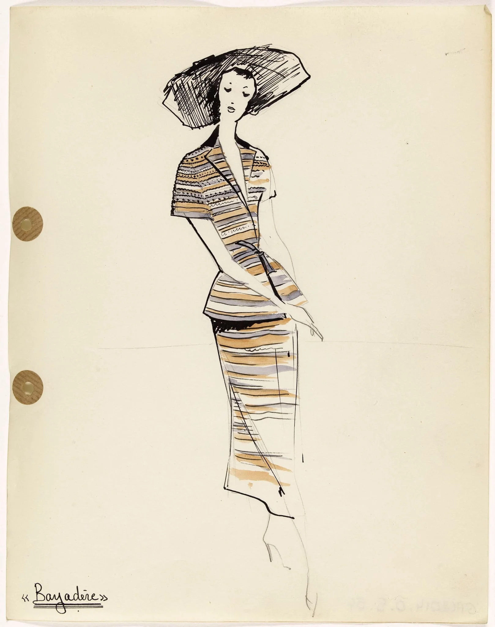 'Bayadère', by Marie-Louise Carven, 1949