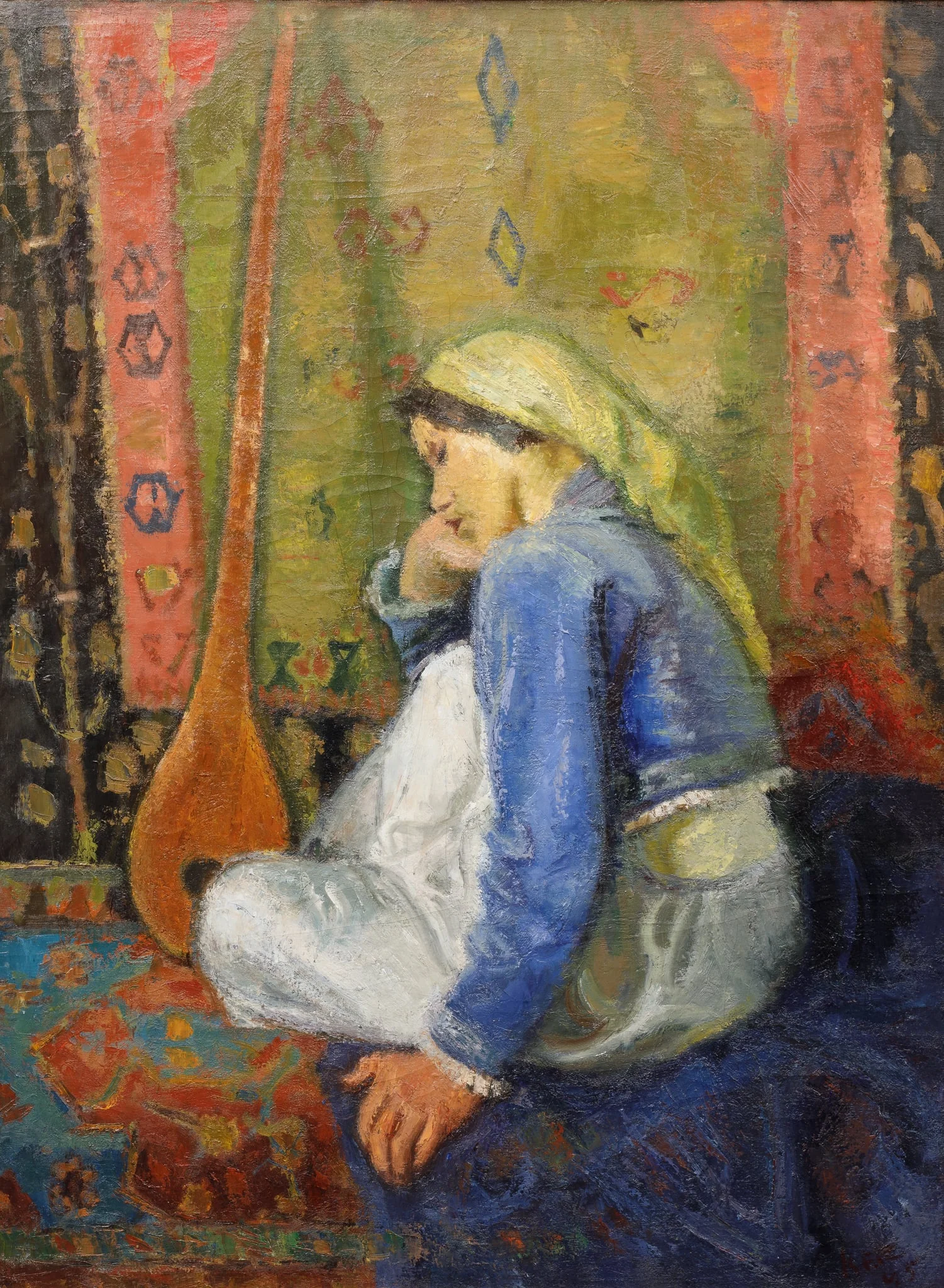 Tătăroaică cu țibulcă (Odaliscă), by Iosif Iser, 1945